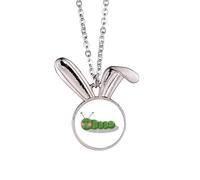 no/no fluffy bugs meaty mignon lovely Rabbit Necklace Pendant Bunny Animal Jewelry Gift