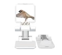 no/no Food Wings Sparrows Birds Adjustable Cell Phone Stand Desk Foldable
