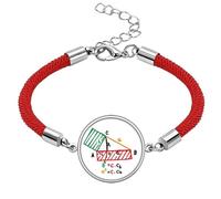 no/no Formula Function Pythagorean Theorem Lucky Red String Bracelet Rope Bracelet Handmade