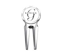 no/no Game Glass Letters Art Deco Fashion Golf Divot Tool Golf Ball Marker Repair Tool