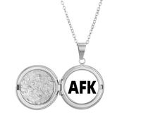 no/no game keyboard idle Locket Necklace Hold Picture Jewelry Birthday Gift
