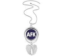 no/no game keyboard idle Pendant Angel Wings Rotating Necklace Jewelry