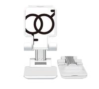 no/no Gender Difference Equality Between Men Women Rainbow Adjustable Cell Phone Stand Desk Foldable