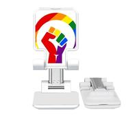 no/no Gender Differences Around Rainbow Equality Adjustable Cell Phone Stand Desk Foldable