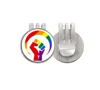 no/no Gender Differences Around Rainbow Equality Golf Ball Marker Hat Cap Clip Enamel Magnetic