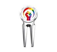 no/no Gender Differences Around Rainbow Equality Golf Divot Tool Golf Ball Marker Repair Tool