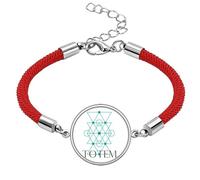 no/no Geometry line Triangular Lucky Red String Bracelet Rope Bracelet Handmade