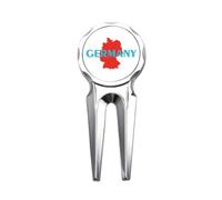 no/no german map eu berlin art deco fashion Golf Divot Tool Golf Ball Marker Repair Tool