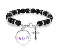 no/no Gesture Line Gradual Encouragement Beaded Bracelet Boho Jewelry