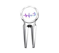 no/no Gesture Line Gradual Encouragement Golf Divot Tool Golf Ball Marker Repair Tool