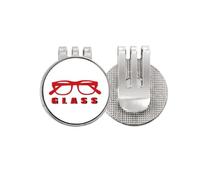 no/no Glasses Knowledge Good Science Golf Ball Marker Hat Cap Clip Enamel Magnetic