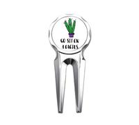 no/no Go Sit On A Cactus Art Deco Fashion Golf Divot Tool Golf Ball Marker Repair Tool