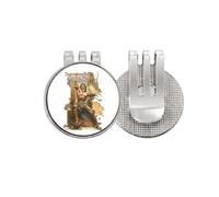 no/no gods thunder thr authority Golf Ball Marker Hat Cap Clip Enamel Magnetic