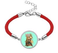 no/no Gods Thunder THR Authority Lucky Red String Bracelet Rope Bracelet Handmade
