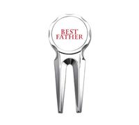 no/no Good Father Example Parents Golf Divot Tool Golf Ball Marker Repair Tool