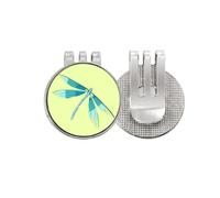 no/no Graffiti Dragonfly Specimens Golf Ball Marker Hat Cap Clip Enamel Magnetic