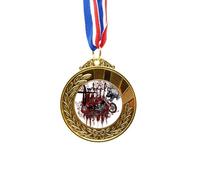 no/no Graffiti Street Culture Bloody Skeleton Motor Gold Award Winner Medal First Place Ribbon