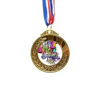 no/no Graffiti Street Culture Colorful Rap Words Gold Award Winner Medal First Place Ribbon