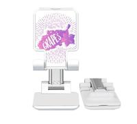 no/no Grape Fruit Pulp Purple Art Deco Fashion Adjustable Cell Phone Stand Desk Foldable