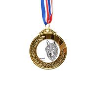 no/no Gray Wolf Friend Company Gentleman Gold Award Winner Medal First Place Ribbon