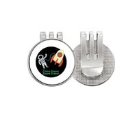 no/no Great Dream Chinese Art Deco Fashion Golf Ball Marker Hat Cap Clip Enamel Magnetic