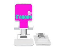 no/no Greek I Love You Language Affection Dialect Adjustable Cell Phone Stand Desk Foldable