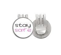 no/no Guarantee Safety Violation Golf Ball Marker Hat Cap Clip Enamel Magnetic