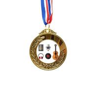 no/no guitar headset cd microph music pattern Gold Award Winner Medal First Place Ribbon