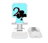 no/no Happiness Moon Club 2 Poker Adjustable Cell Phone Stand Desk Foldable