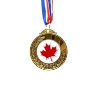 no/no Happy Canada Day Vertical Grain Maple Gold Award Winner Medal First Place Ribbon