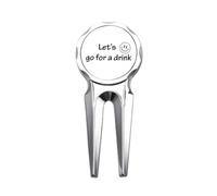 no/no Have A Drink Bar Pub Relax Golf Divot Tool Golf Ball Marker Repair Tool
