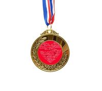 no/no Heart Shaped I Love You Valentine's Day Gold Award Winner Medal First Place Ribbon