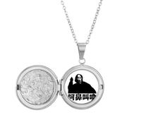 no/no hell s roar miserable Locket Necklace Hold Picture Jewelry Birthday Gift