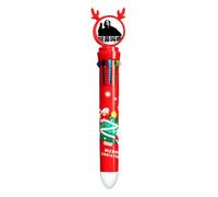 no/no hell s roar miserable Multicolor Ballpoint Pen Christmas Xmas Tree Santa