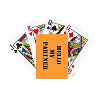 no/no Hello My Partner Workmate Poker Playing Card Tabletop Board Game