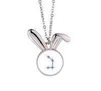 no/no Helpful Beautiful Lucky Stars Rabbit Necklace Pendant Bunny Animal Jewelry Gift