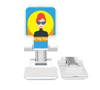 no/no Hip Hop Music Self Reality My Site Adjustable Cell Phone Stand Desk Foldable