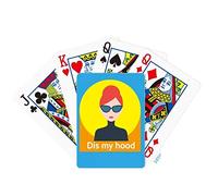 no/no Hip Hop Music Self Reality My Site Poker Playing Card Tabletop Board Game