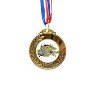 no/no Hip-Hop Rock And Roll Bin Box Pattern Gold Award Winner Medal First Place Ribbon