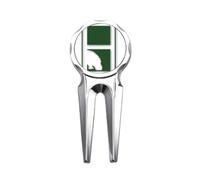 no/no Hippo Weight River Mud Art Deco Fashion Golf Divot Tool Golf Ball Marker Repair Tool