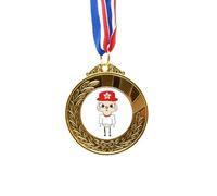 no/no Hong Kong China Hakka Flag Asia UU Gold Award Winner Medal First Place Ribbon