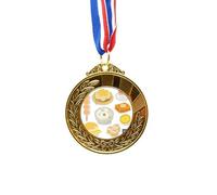 no/no Hong Kong Local Cuisine Food Gold Award Winner Medal First Place Ribbon