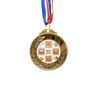 no/no Hong Kong Local Food China Gold Award Winner Medal First Place Ribbon