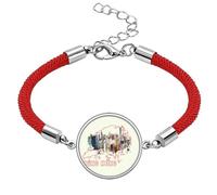 no/no Hong Kong Urban Construction Environment Lucky Red String Bracelet Rope Bracelet Handmade