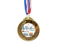 no/no Hong Kong Valuable Visiting Things Gold Award Winner Medal First Place Ribbon