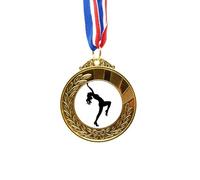 no/no Hot Beautiful Woman Dancing Outline Gold Award Winner Medal First Place Ribbon