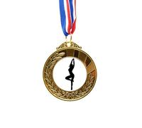 no/no Hot Beautiful Woman Dancing Outline Gold Award Winner Medal First Place Ribbon