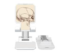 no/no Human l Profile Drawing Adjustable Cell Phone Stand Desk Foldable