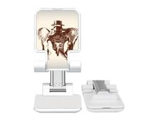 no/no Human Skeleton Sketch Hip Spine Adjustable Cell Phone Stand Desk Foldable