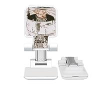 no/no Hundred Years Human Life Art Deco Fashion Adjustable Cell Phone Stand Desk Foldable